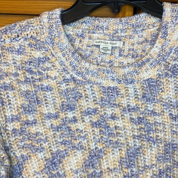 Multicolor Spring Cropped Sweater - Picture 2 of 2